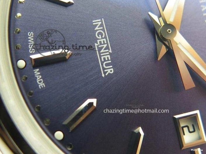 MIROTIME 0728 UrbanChic Ingeniuer St.Laurens SS Blue Dial MK 1:1 Best Edition On Black Leather Strap A 7366